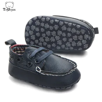 

Newborn PU Leather Moccasin Gommino Cotton Soft Sole Prewalker Non Slip Infant Toddler Baby Boys Girls Casual Shoes 0-18 Months