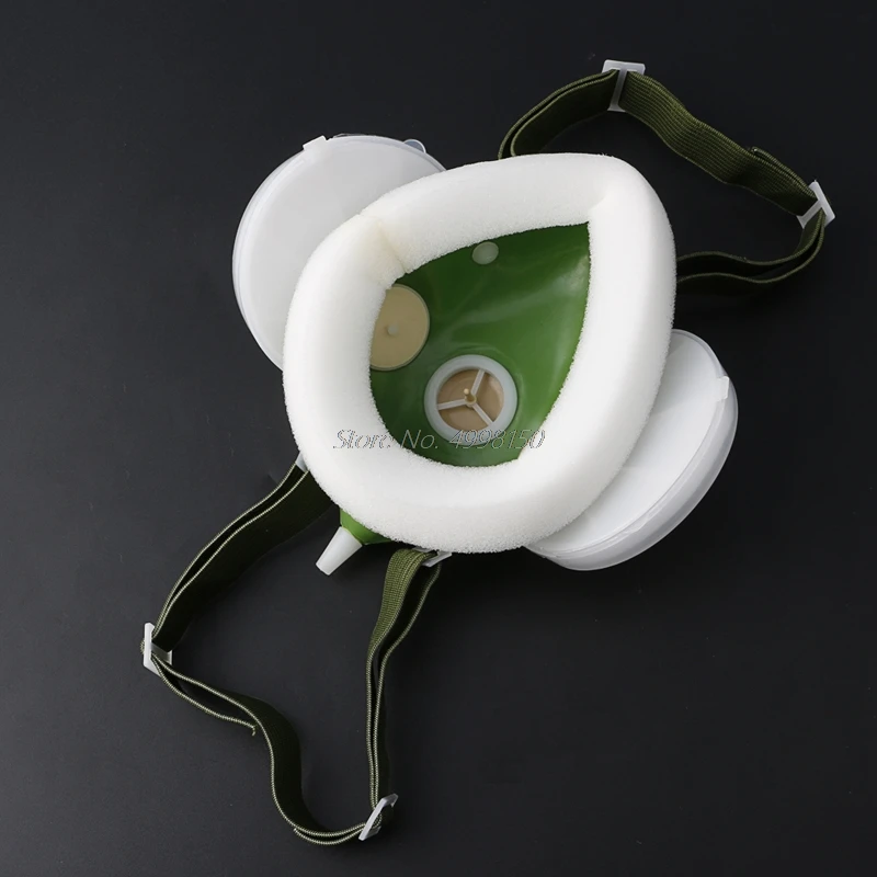 Anti-Dust Gas Respirator Mask Filter Industrial Paint Spraying Protective Facepiece Twin Chemical Spray Paint Safety Headwear
