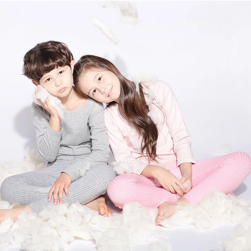 Children Cashmere Pants Autumn/Winter Kids Thick Warm Wool Legging Teen Boy Girl 2-16 Years Trousers LC259