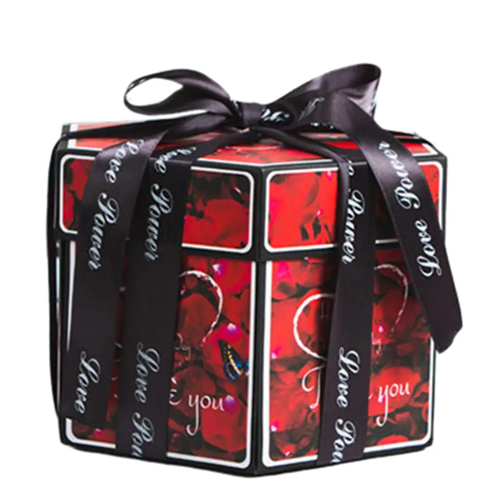 

11 Colors Surprise Party Love Explosion Box Gift Explosion for Anniversary Scrapbook DIY Box + Finished Organ + Tote
