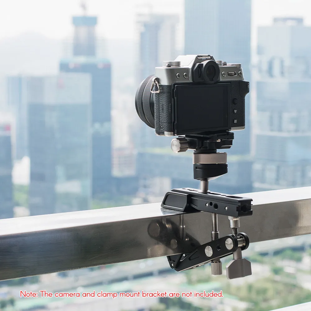 Andoer мини шаровая Головка 360 градусов вращающийся тренога для камеры с шаровой головкой алюминиевый сплав с быстроразъемной пластиной для DSLR камеры
