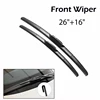 Wiper LHD Front & Rear Wiper Blades Set Kit For Nissan Leaf MK1 2010 - 2017 Windshield Windscreen Front Window 26"16"10" PRICE:U 2