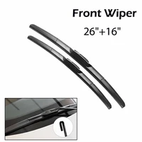 Wiper LHD Front & Rear Wiper Blades Set Kit For Nissan Leaf MK1 2010 - 2017 Windshield Windscreen Front Window 26"16"10" PRICE:U 2