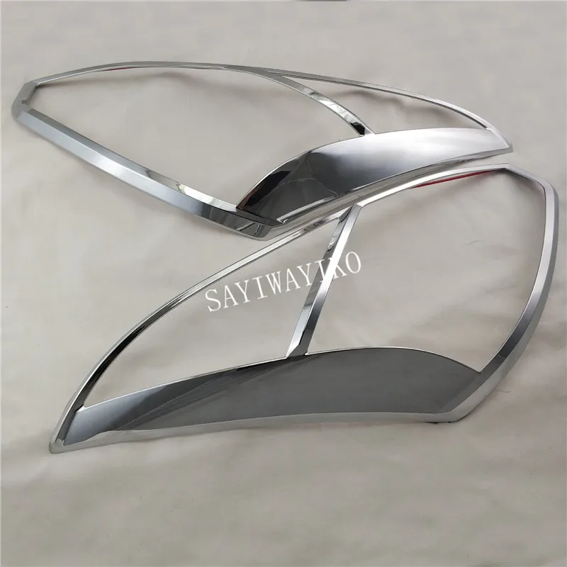 Для Toyota Wish 2006 2007 2008 2009 ABS головной светильник Крышка лампы Накладка Рамка протектор Наклейка аксессуары для стайлинга автомобилей