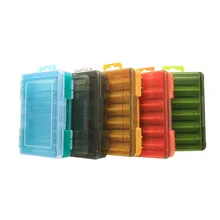 Teukim-boîte de rangement pour matériel de pêche, Double face, 14/12 compartiments, boîte de rangement en plastique pour accessoires et appâts