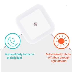 Mini lampe LED sans fil avec capteur de luminosité, prise ue/US, luminaire décoratif d'intérieur, idéal pour un salon ou une chambre d'enfant, nouveauté 2020 