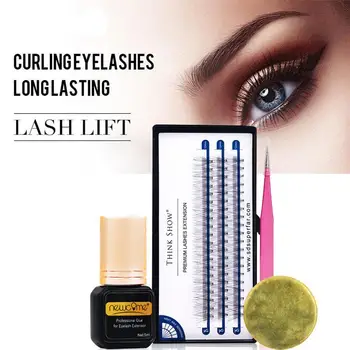 

False Eyelash Extension Training Kit Exercise Practice Head Kit Grafting Eyelash Set Tools Mannequin Grafting Lashes Eye N2P2