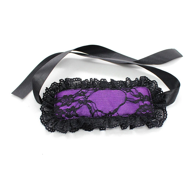 Exotic Adult Games Sex Toys for Couples Purple Lace Blindfolded Patch Eye Mask Flirting Fun sex supplies Toys For Woman01