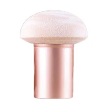 1 шт., косметическая губка для макияжа, блендер, Гладкая круглая форма, пудра, слоеная Грибная головка, Женский инструмент для макияжа