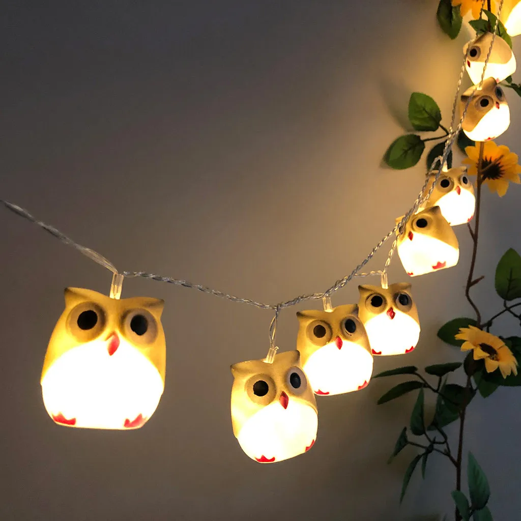 

Halloween New Owl Lights String Party Garden Decoration Lights String Party Decor Lighting Strings Lights LED light