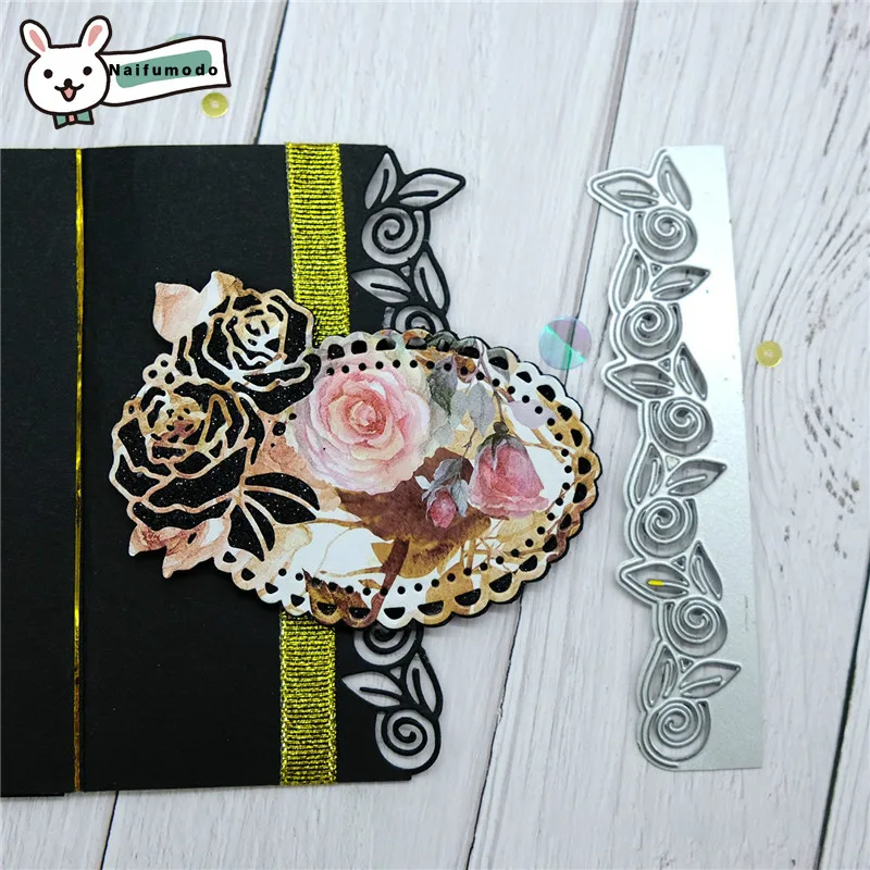 

Naifumodo Cutting Dies Metal Dies Leaf Line Die Scrapbooking Album Card Making Embossing Stencil Diecuts Decoration