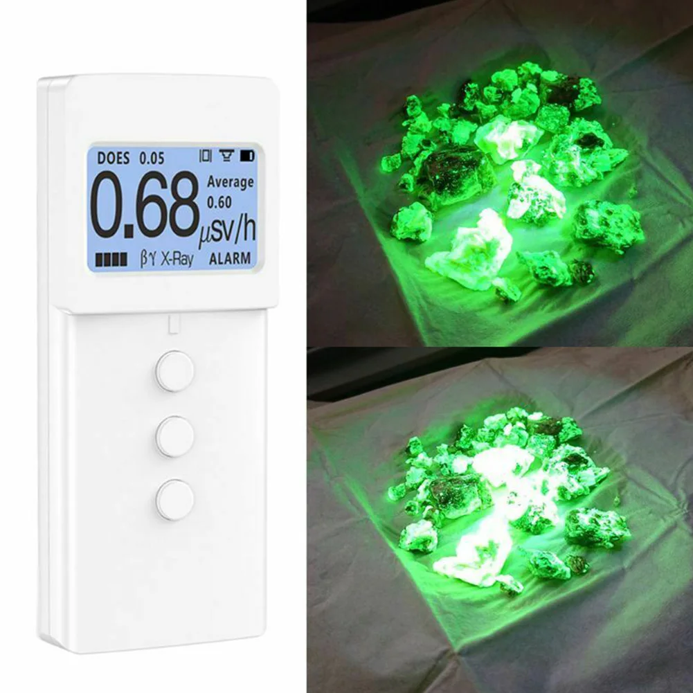 

Marble USB Charging Geiger Counter X-RAY Tester Dosimeter Monitor Handheld Portable Nuclear Radiation Detector Tool ABS