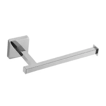 

Paper Towel Rack Stainless Steel Bathroom Tissue Holder Chromium Plating Perforation Installation Punching Installation