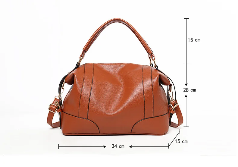 Vintage Women Handbags Luxury Designer 2019 Brand Purse Large Leather Boston Crossbody Bag for Ladies Office Hand Bag Black Blue (7)
