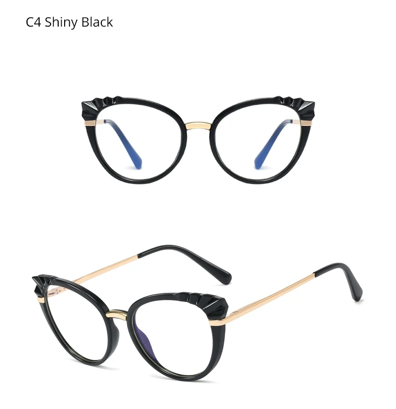 Ralferty frauen Gläser Rahmen Luxus Marke Designer Cat Eye Brille Optische Myopie Brillen Rahmen Für Frauen Oculos De Grau – Detail 9