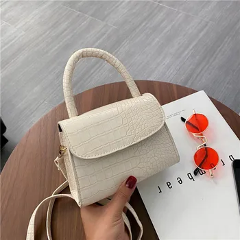 

Designer Luxury Messenger Bags 2020 New Round Women's Handbag High Quality Alligator Shoulder Crossbody Bags