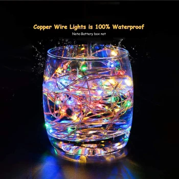 

1M LED String Lights 3 Modes Wire Fairy lights Night Light For Christmas Garland Room Bedroom Indoor Wedding Decoration Lamp