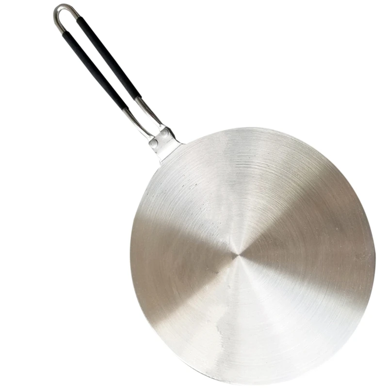 

Heat Spreader Stainless Steel Induction Adapter Plate Silicone Handle Coffee Milk Cooker Induction Cooker Electromagnetic Cooker