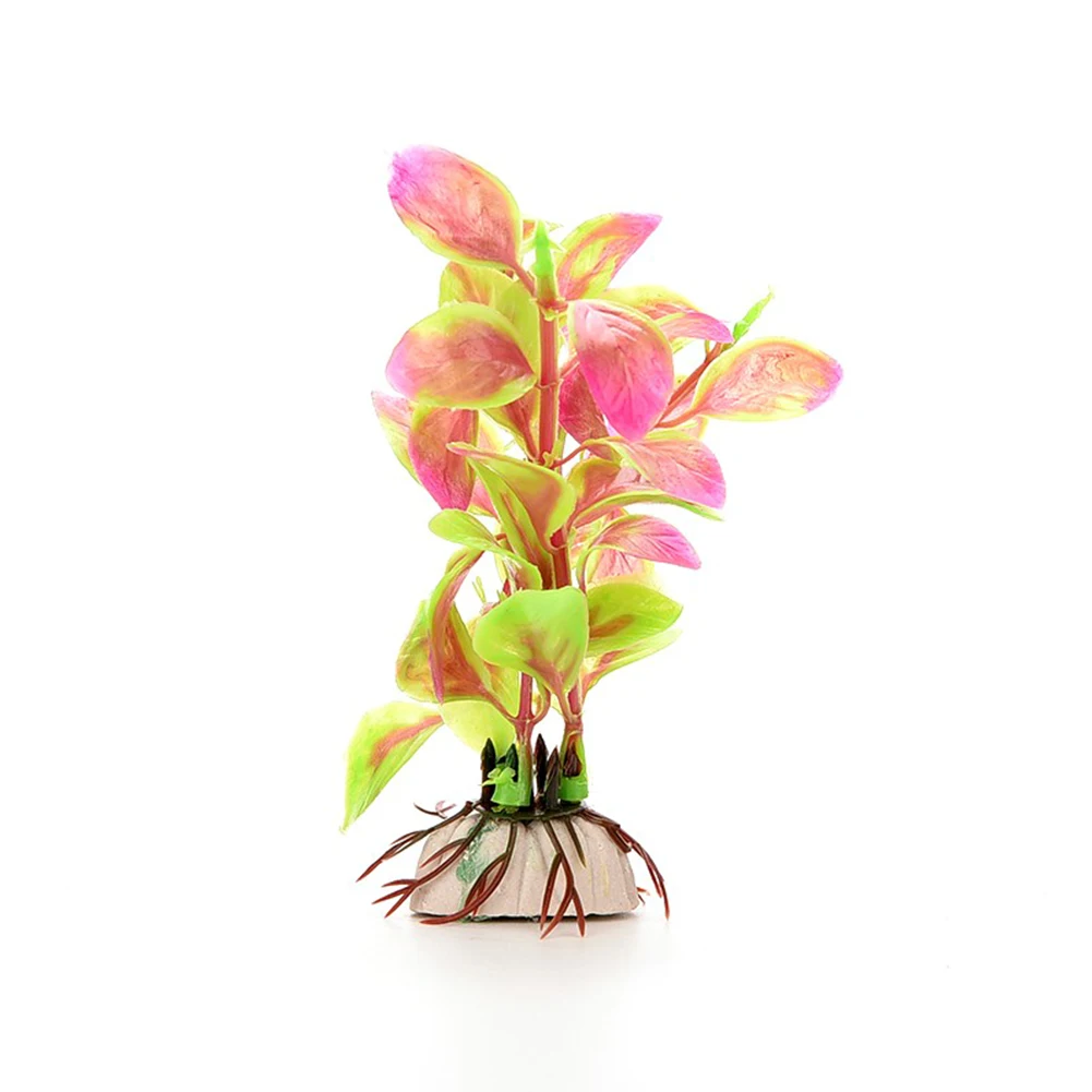 

Natural Fish Tank Grass Flower Ornament Decor Landscape Plastic Aquarium Decor Multicolor Artificial Plants