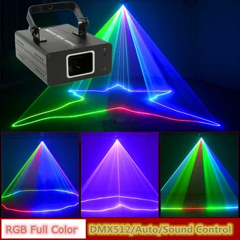 

RGB Full Color Laser Light,DMX Scanner Stage Lighting For DJ Dance Wedding Party Show Projector,Line Beam Effect Scan Laser Lamp