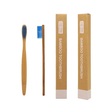 

Environmental Friendly Natural Original Bamboo Manual Toothbrush For Adolescents And Adults