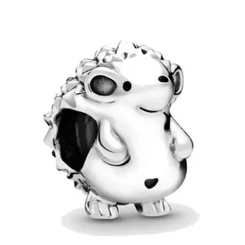 

Original 925 Sterling Silver Bead Little Hedgehog Nino String Fit Pandora Women Bracelet & Necklace Diy Jewelry