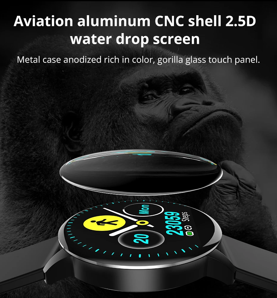 Makibes T5 PRO Advanced Milanese magnetic Fitness Tracker Smart Watch Blood Pressure Monitor Smartwatch Fashion PK Q8 Bracelet05