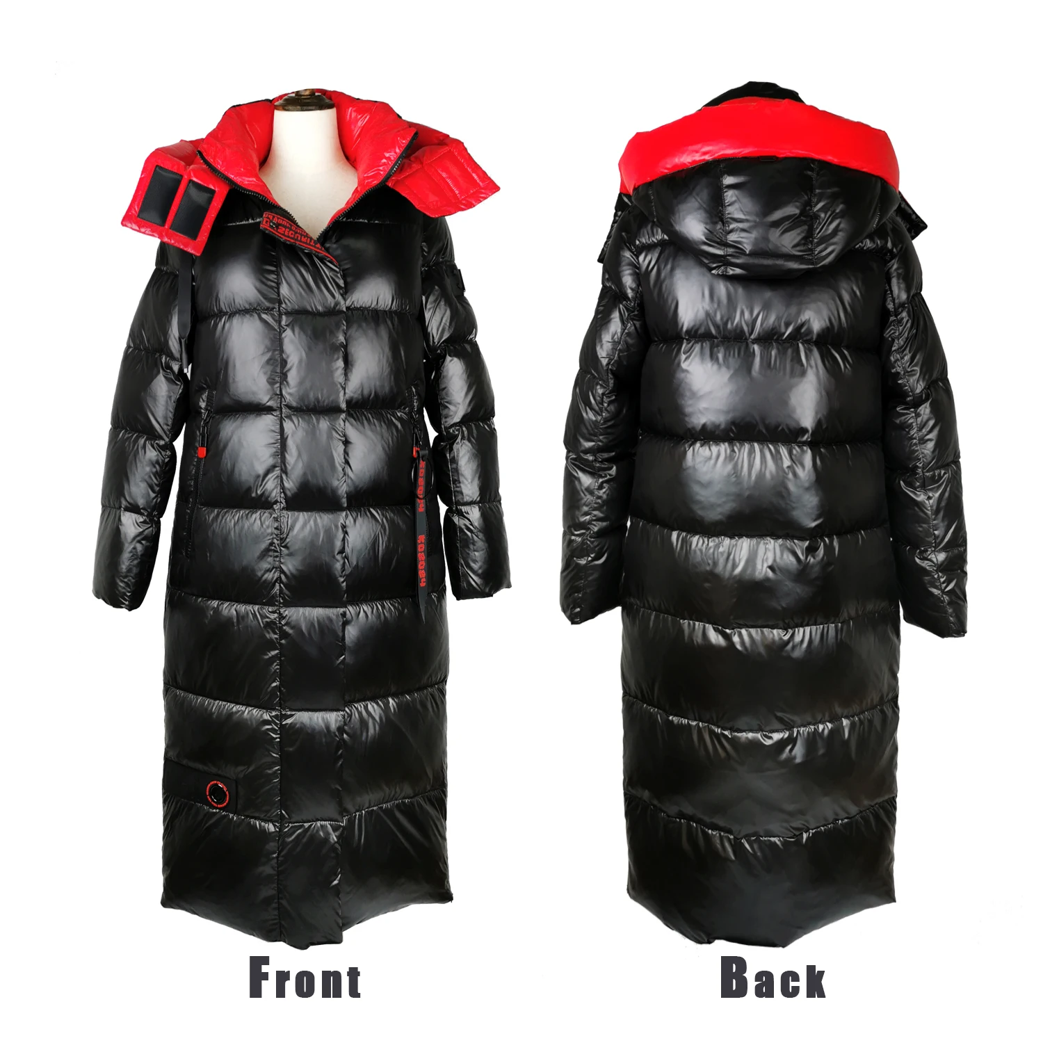 Kopen HADAVOE2019 Hot Jas Jas Winter Vrouwen Hooded Warme Parka Hight Kwaliteit Vrouwelijke Nieuwe Winter Collectie Modieuze Warme Jas