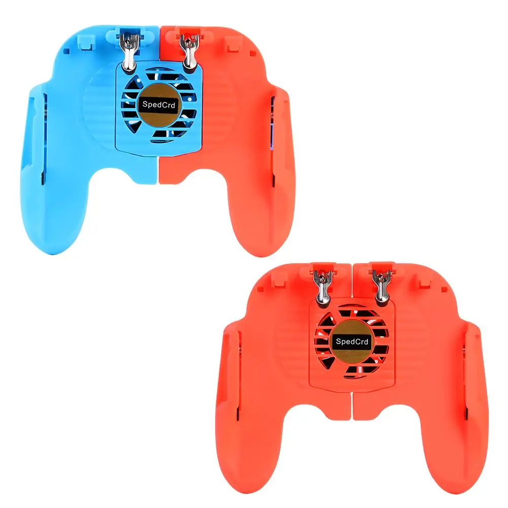 H6 90 Degree Rotated Phone Gamepad for PUBG Controller Aim Fire Keys Joystick Mobile Phone Universa