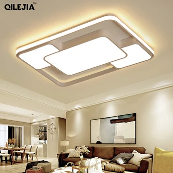 

Modern LED ceiling lamp living room lamp atmosphere home Nordic bedroom lamp rectangular restaurant study lamp