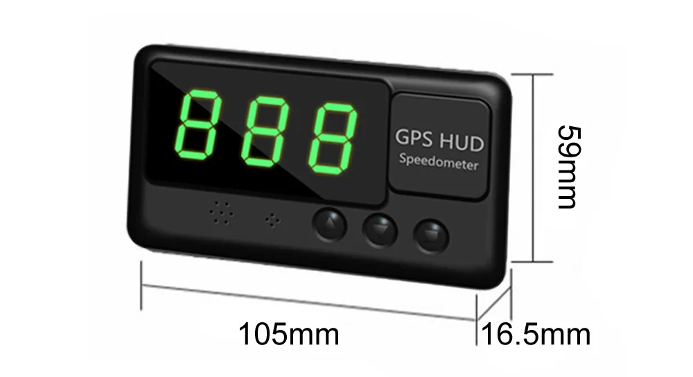 Car HUD universal GPS satellite speed meter HD Speeding alarm C60 heads up display | Автомобили и мотоциклы