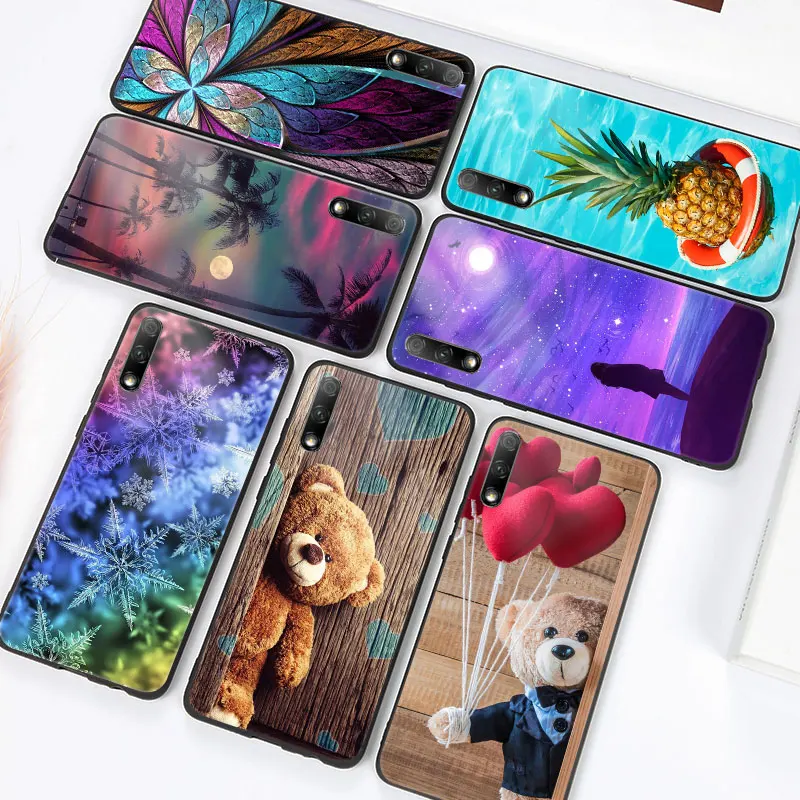 Чехол для Huawei Honor 7C чехол бампер из мягкого силикона с глянцевым покрытием AUM L41 7A