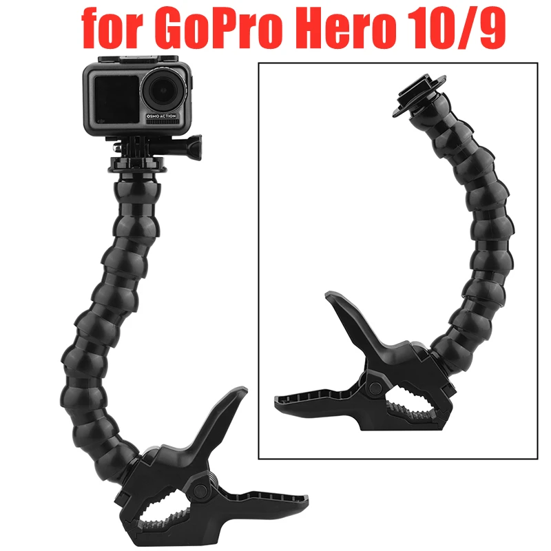 Adjustable Arm Bracket Flexible Clamp Mount For Gopro Hero SJCAM Action Cameras 
