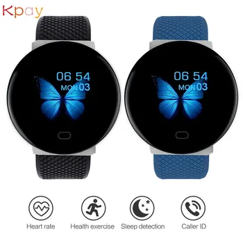 

Sport Fitness Smart Watch D19 Color Screen Touch Control Watches Health Monitor Pedometer Waterproof Smartwatch For Men Women