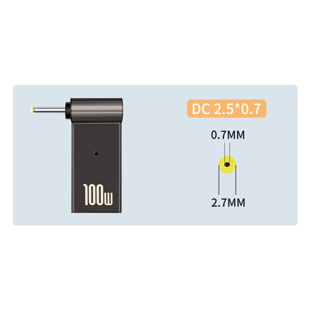 100W PD Fast Charging USB-C Female to Multi-size Male Plug Converter Description Image.This Product Can Be Found With The Tag Names Computer Cables Connecting, Computer Peripherals, Jack socket, PC Hardware Cables Adapters
