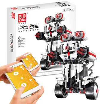 

DIY Electric Robot Remote Control Building Blocks Programmable Educational Toy Semi-Finished RC Robot Model Building Kit