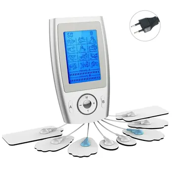 

16 Modes Tens Unit Muscle Stimulator Electric Pulse Impulse Massager Back Shoulder Massage Machine with Plug