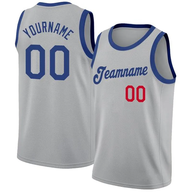 Basketball Jersey Full Sublimation Team Name/Number Active Breathable Training Athletic Round-Neck Shirts for Adults/Kids