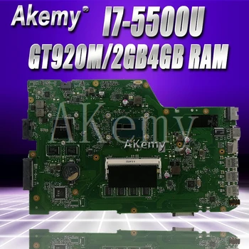 شراءAkem X751LB GT920M/2GB اللوحة ل For Asus X751L R752L K751L X751LN X751LD X751LJ X751LB DDR3 اللوحة المحمول 4GB RAM I7-5500U