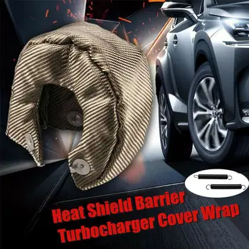 

Titanium Lava Fiber Turbo Blanket Heat Shield Barrier Turbocharger Cover Wrap
