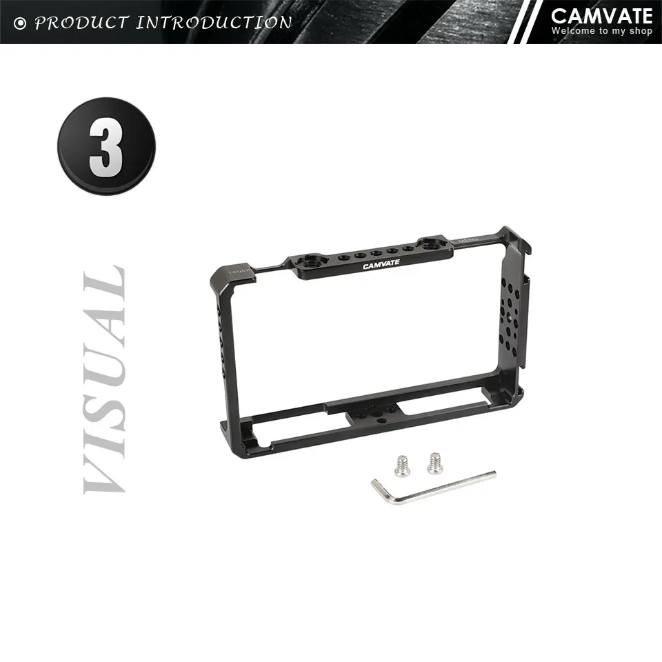 Director's Monitor Cage Bracket With Shoe Mount & ARRI Locating Pins Exclusively