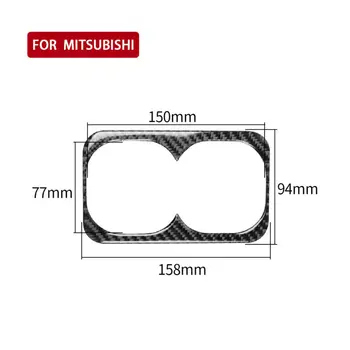

Carbon Fiber Rear Seat Water Cup Holder Cover For Mitsubishi Lancer Evo 2008-14 New And High Quality