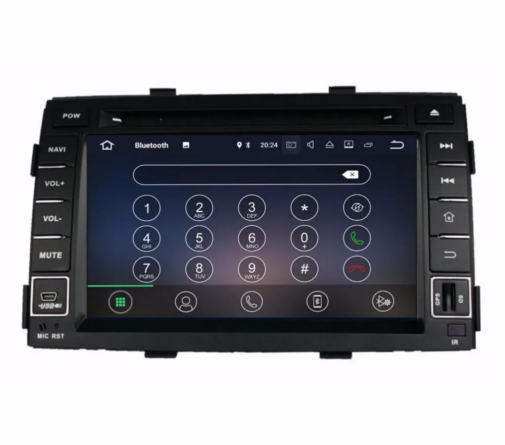 Восьмиядерный 7 'Ǝ ядер Android 9 0 автомобильный Радио dvd плеер GPS для Kia Sorento R 2010 2011