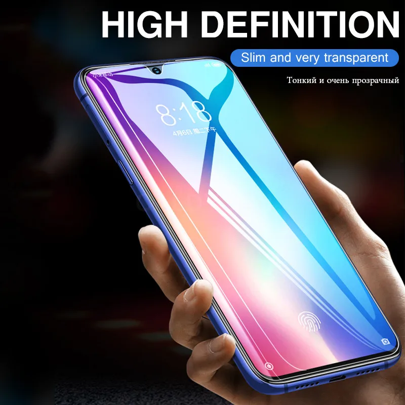 3 шт полная защитная пленка из закаленного стекла для Xiaomi 8 9 SE Lite A1 A2 9T Pro CC9 CC9E Pocophone F1 Защитная пленка для экрана