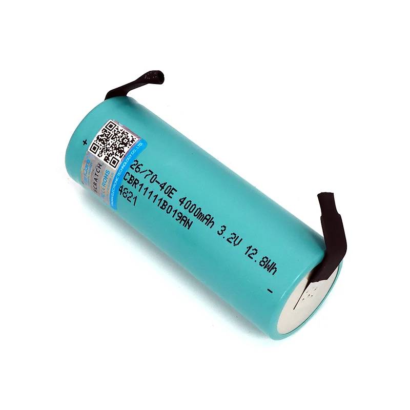 US $3.68 32V 26700 4000mAh LiFePO4 Battery 3C Continuous Discharge High power battery DIY Nickel For Electric car scooter Energy storage