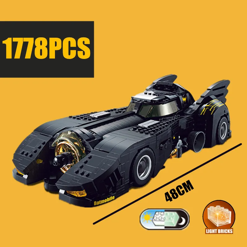 Новинка Супер герои конечная Бэтмобиль Fit Technic фигурки Бэтмена модель Джокера