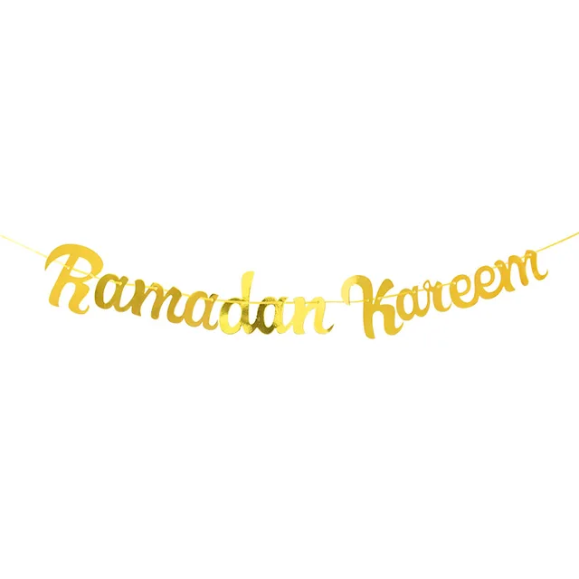 Ramadan Mubarak Decoration Metal Ring Hoop Hanging Artificial Flower Wreath DIY Muslim Islam Holiday Party Eid Mubarak Banner 1set ramadan banner
