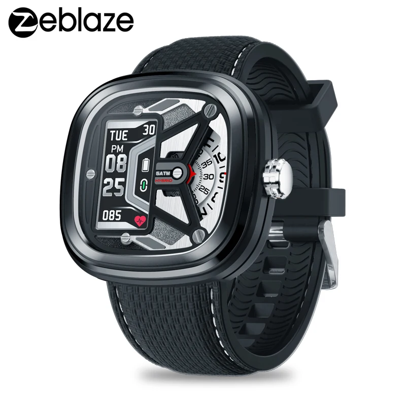 

Zeblaze Hybrid 2 Smartwatch 50M Waterproof Men Smart Watch For iphone Apple For Android iOS Christmas Fitness Heartrate Monitor