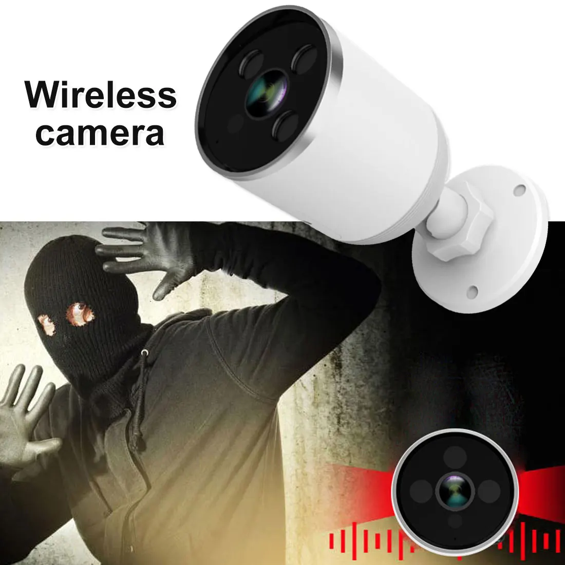 1080P IP камера wifi HD Bullet камера 2MP уличная Водонепроницаемая CCTV камера безопасности двухстороннее аудио приложение дистанционное управление