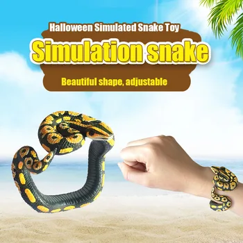

Simulation Snake Toy Big Snake Model Toy Halloween Tricky Prank S7JN